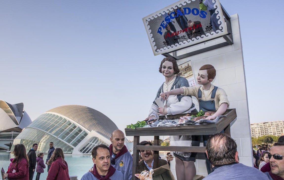 Ninot Indultat - La Pescadera, de la Falla Almirante Cadarso-Conde Altea. 