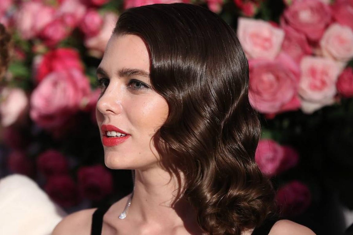 Charlotte Casiraghi, a su llegada. 