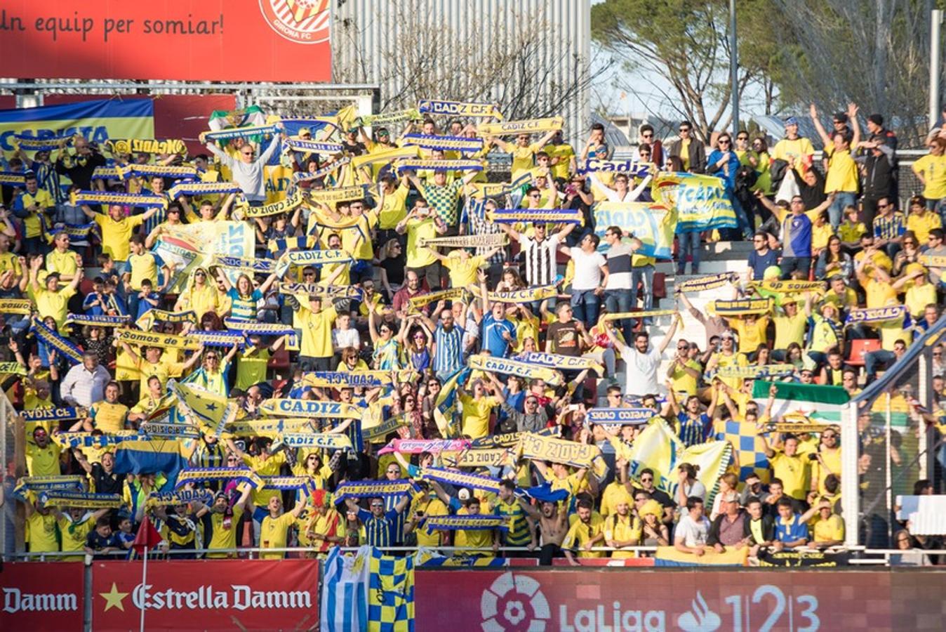 Las imágenes del partido Cádiz CF - Girona