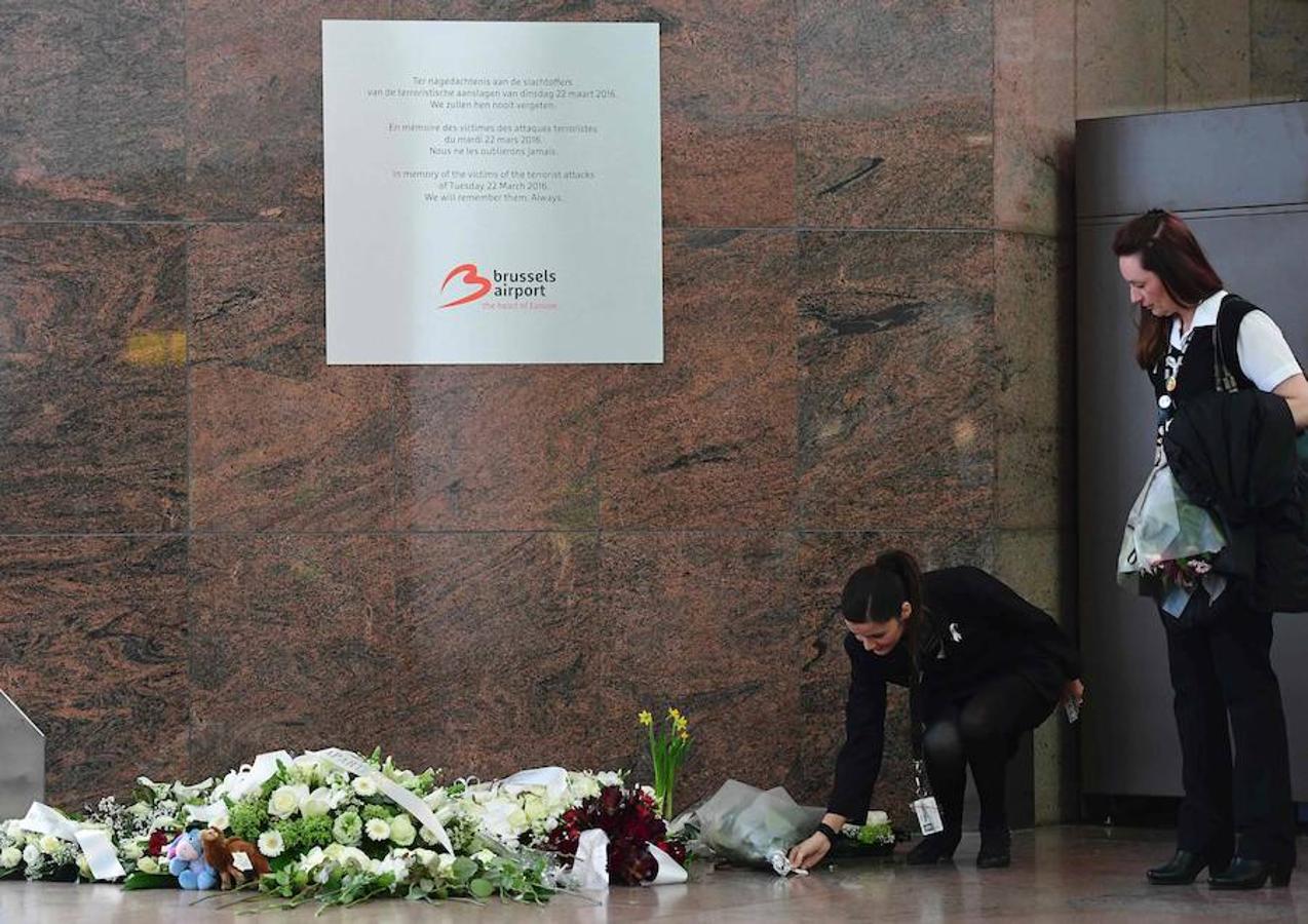 La jornada ha comenzado con un acto en recuerdo de las víctimas de los peores ataques terroristas de la historia de Bélgica