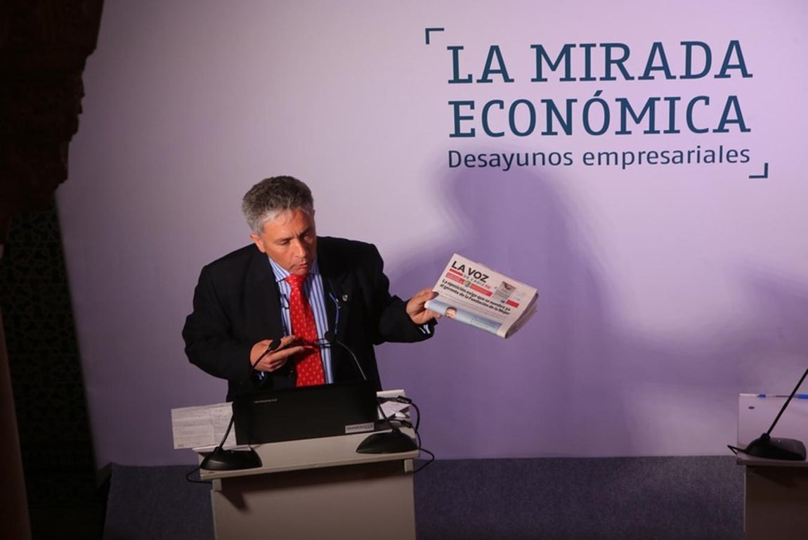 José Antonio Pérez Ramírez en &#039;La mirada económica&#039; organizada por LA VOZ