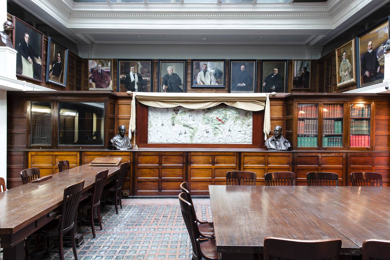 Sala de lectura de la Biblioteca de la Hispanic Society of America