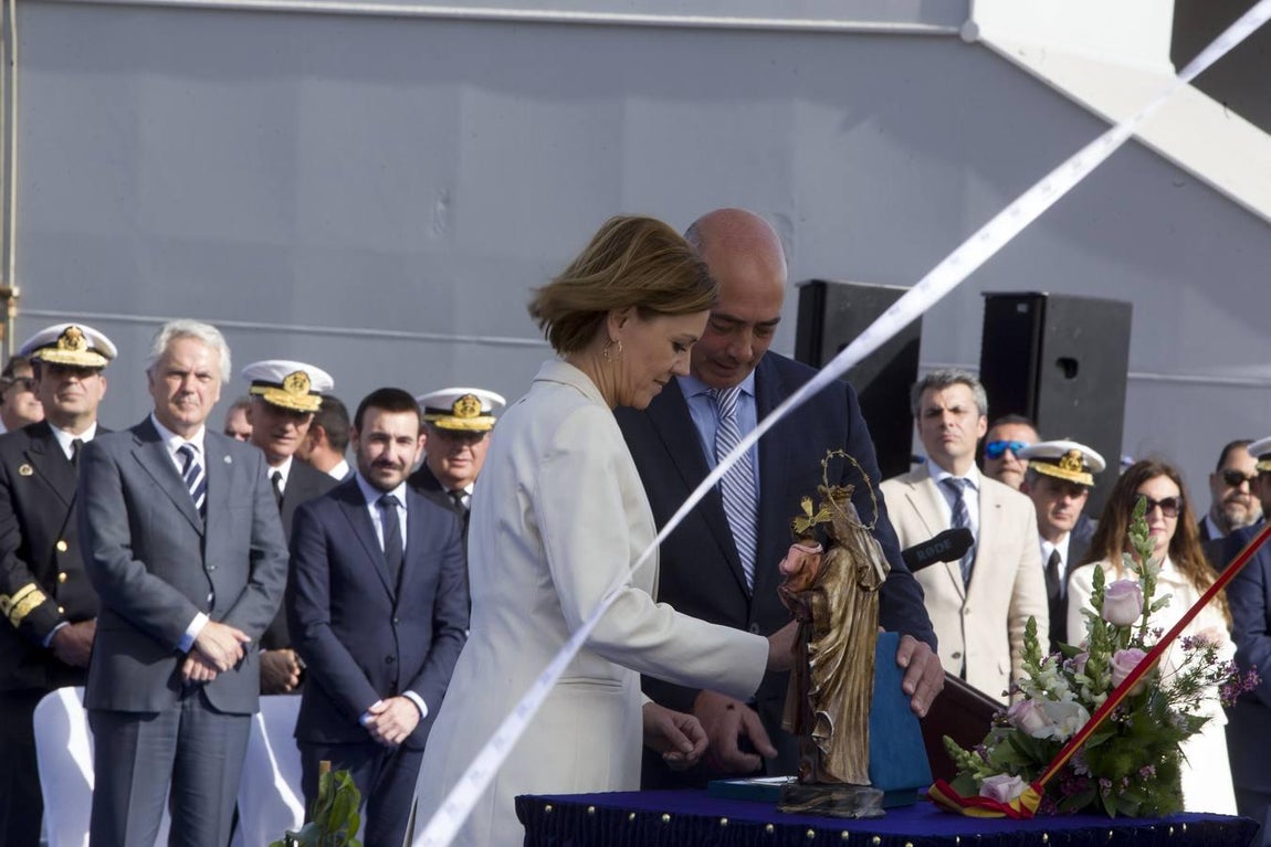 FOTOS: La ministra Cospedal preside la botadura del BAM Audaz