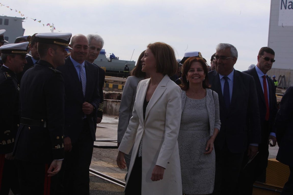 FOTOS: La ministra Cospedal preside la botadura del BAM Audaz