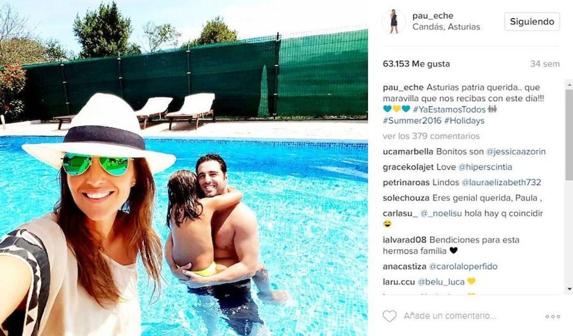 De esa forma despedían un verano lleno de felicidad en familia, plagado de imágenes de los tres tan tiernas como esta. 