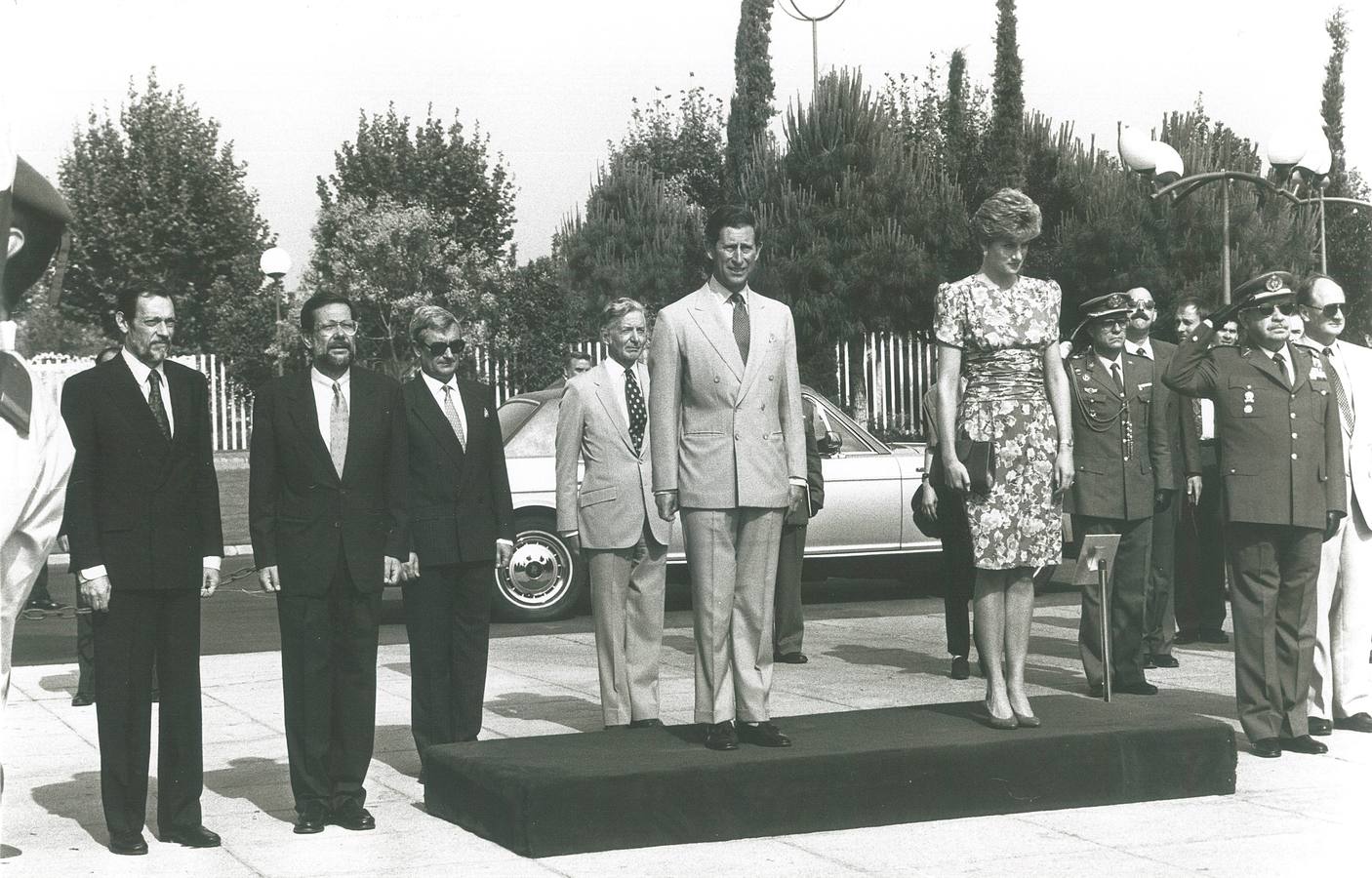 Visita de personalidades a la Expo &#039;92 de Sevilla, en imágenes