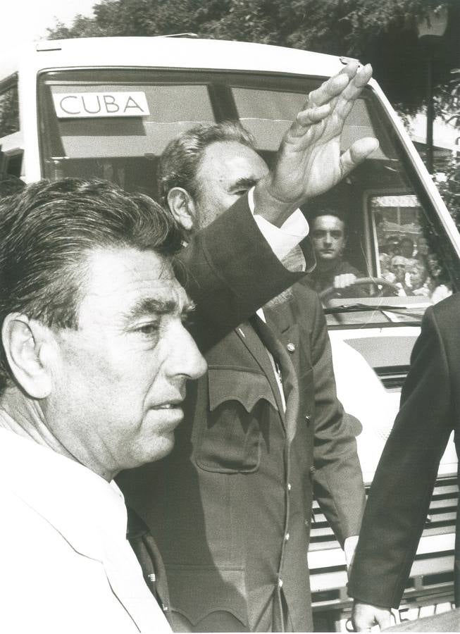 Visita de personalidades a la Expo &#039;92 de Sevilla, en imágenes