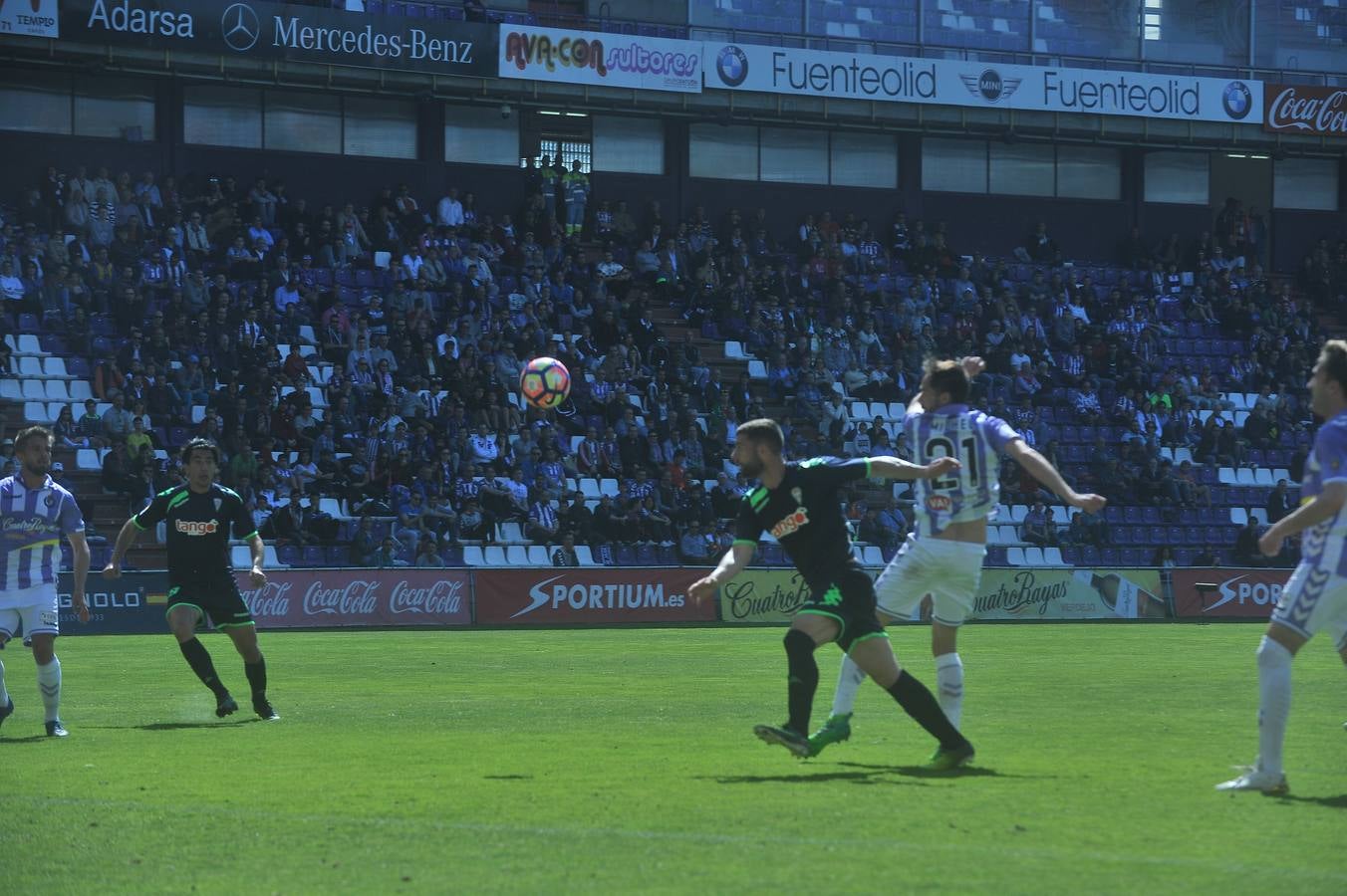 Selección de imágenes del Valladolid-Córdoba