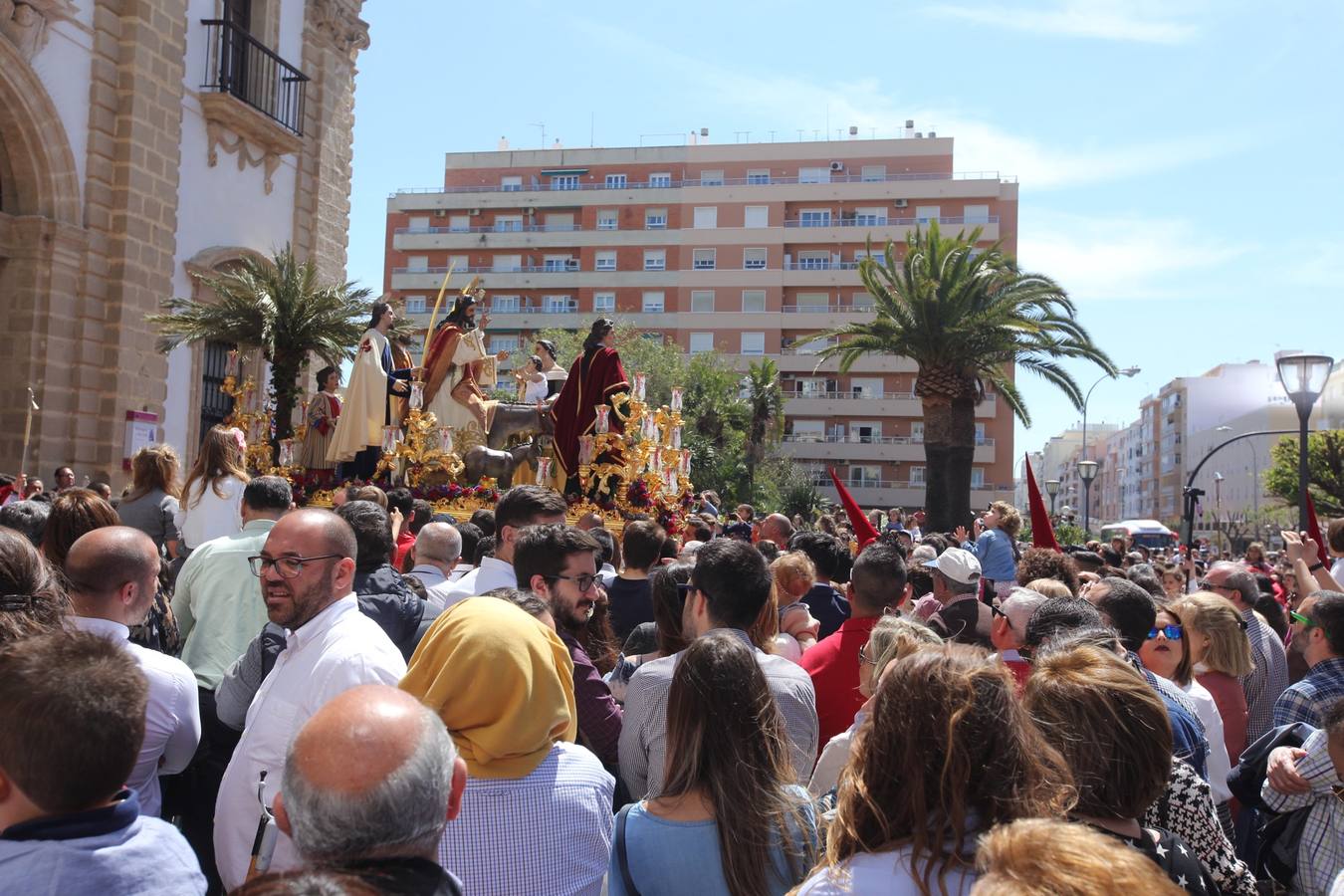 Semana Santa de Cádiz 2017. Cofradía de la Borriquita