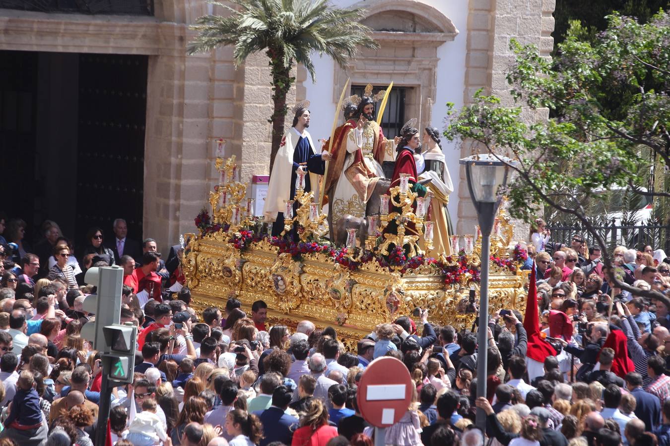 Semana Santa de Cádiz 2017. Cofradía de la Borriquita