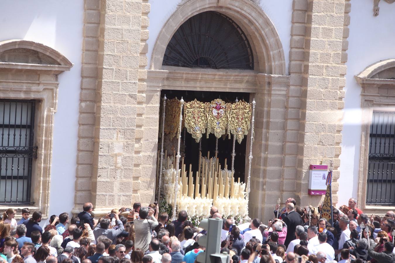 Semana Santa de Cádiz 2017. Cofradía de la Borriquita