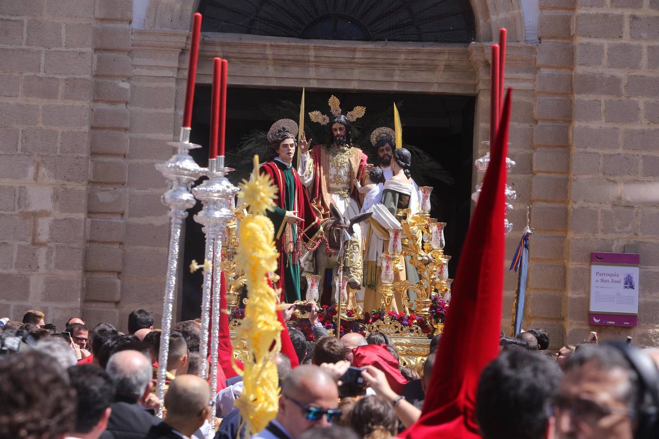 Semana Santa de Cádiz 2017. Cofradía de la Borriquita