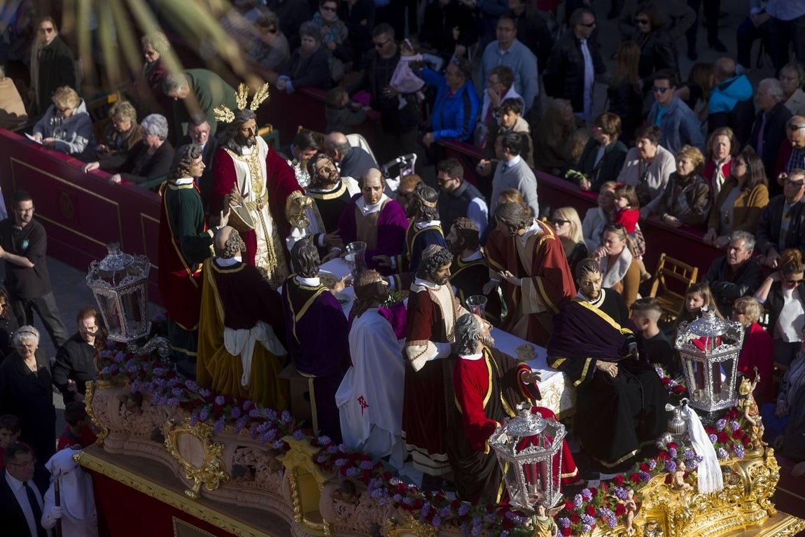 FOTOS. Semana Santa de Cádiz 2017. Hermandad Sagrada Cena.