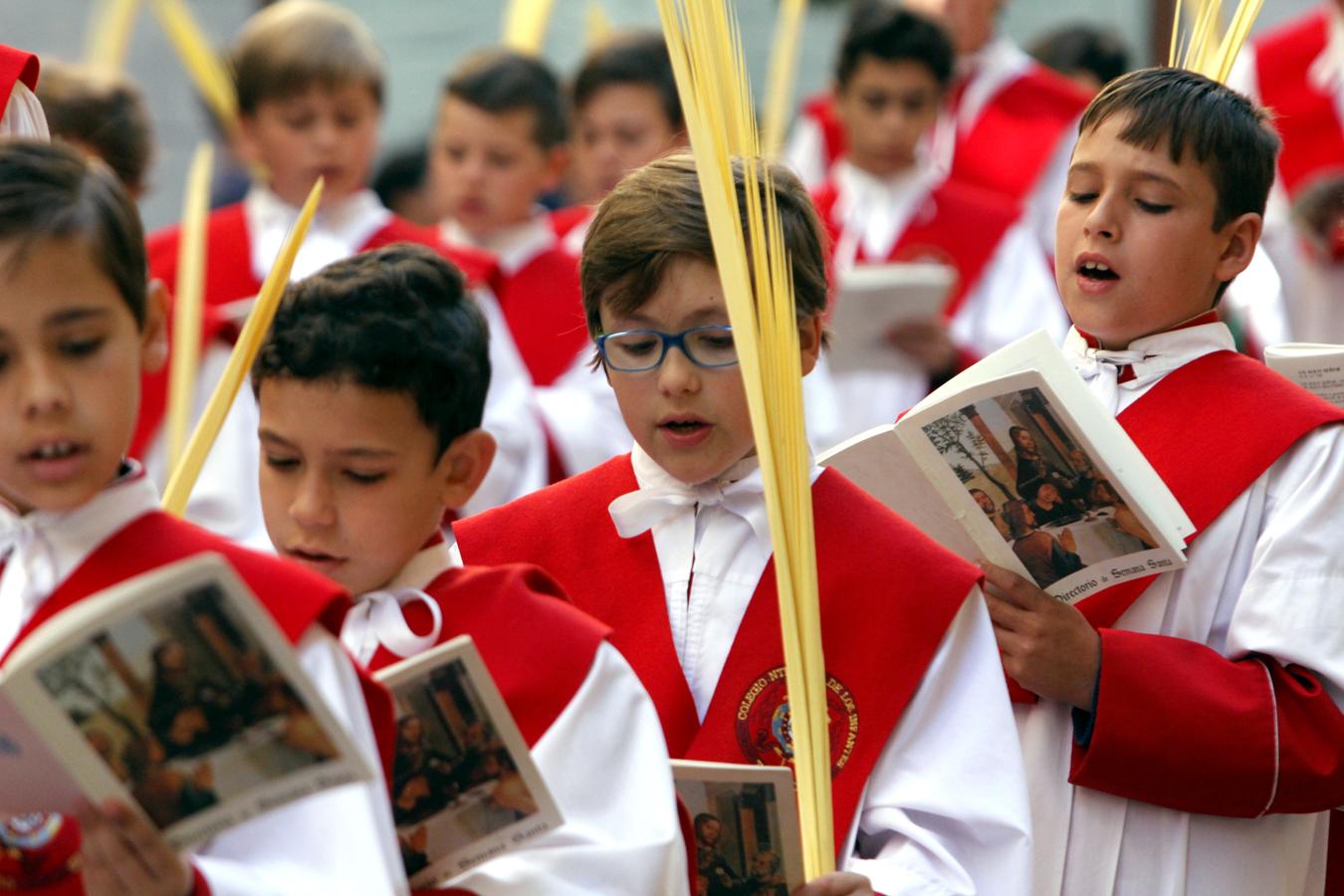 Procesión de las palmas. 