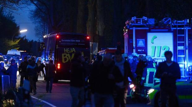 En imágenes: así ha sido la explosión junto al autobús de Borussia Dortmund