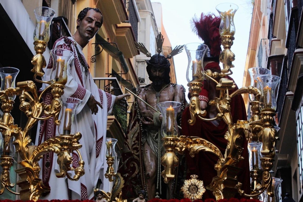 Ecce-Homo el Martes Santo en Cádiz. Semana Santa 2017