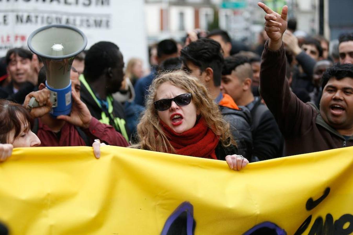 Los gritos se generalizaron en Aubervilliers. 