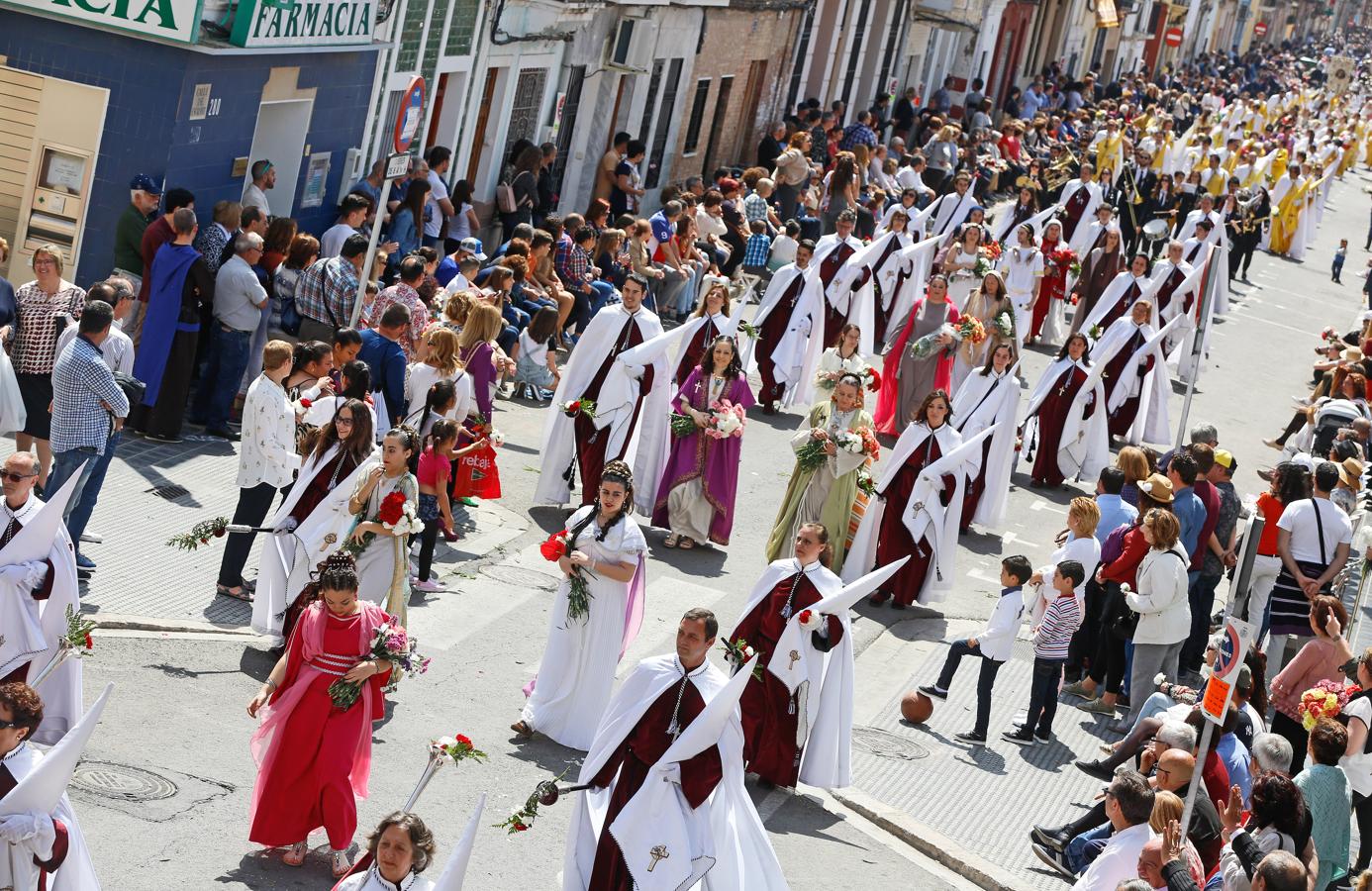 Desfile de Resurrección de la Semana Santa Marinera. 