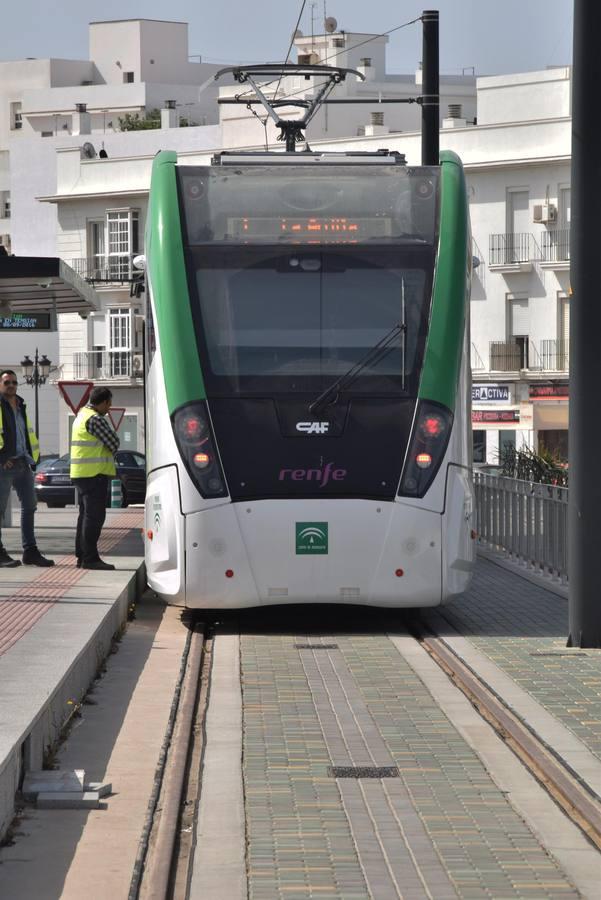 Comienzan las pruebas dinámicas del tranvía por Chiclana