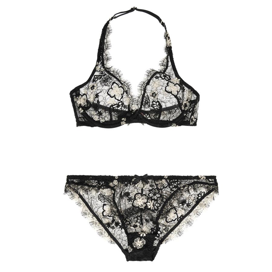 Conjunto Magdelena, sujetador (420€) y slip (275€).