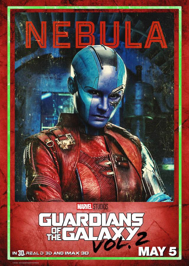 8. Carta con los protagonistas de Guardianes de la galaxia Vol. 2, que se estrena en España este 28 de abril