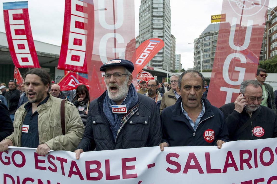 Manifestación en La Coruña. 
