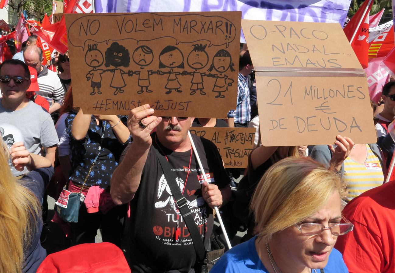 Marcha del Primero de Mayo en Alicante