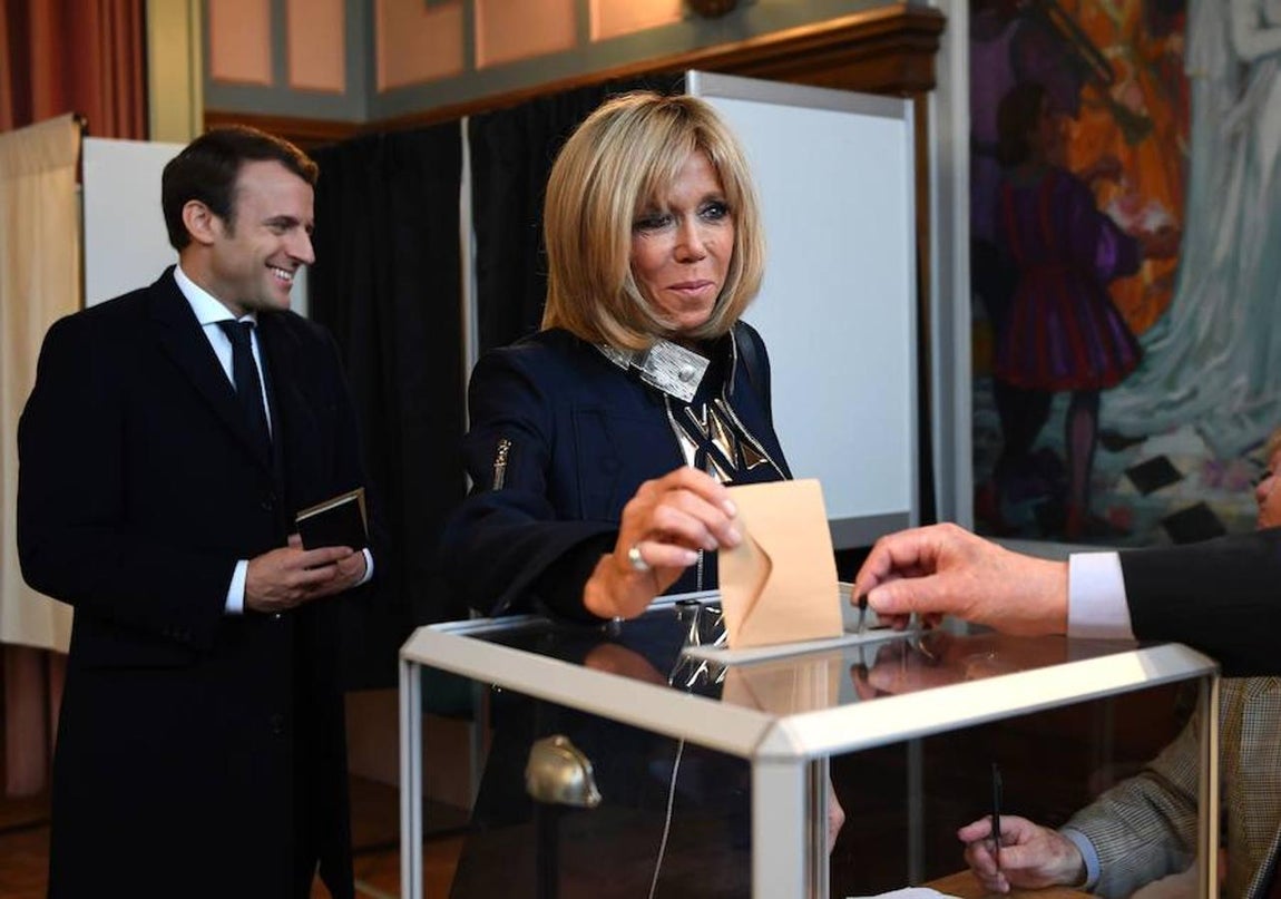 Las imágenes de la jornada electoral francesa