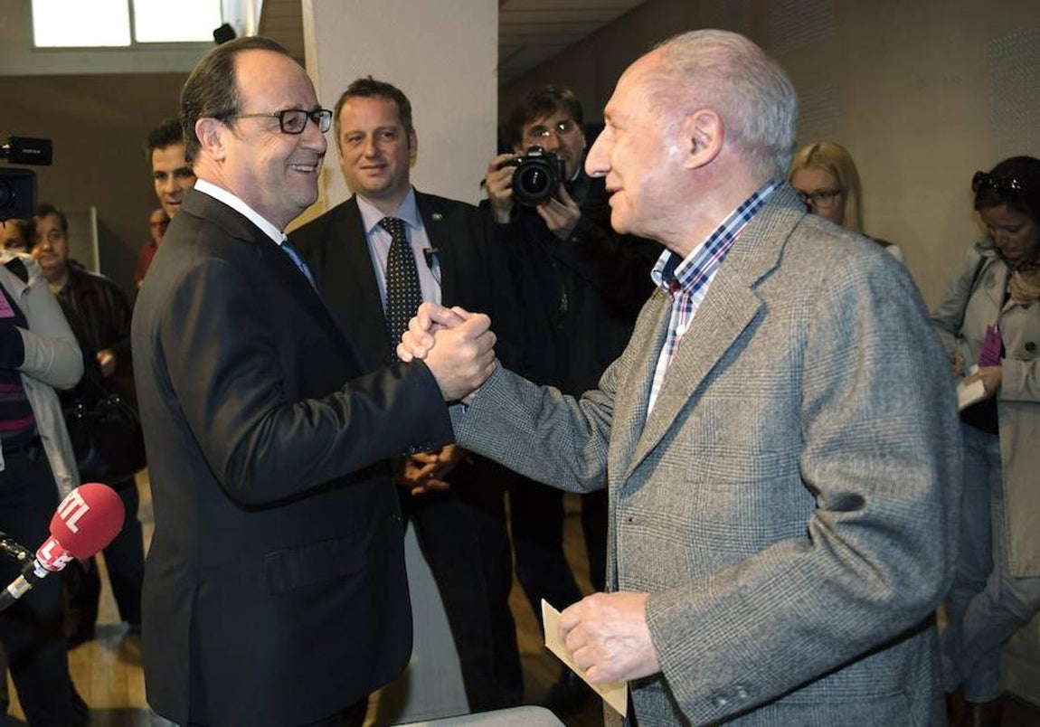 Las imágenes de la jornada electoral francesa