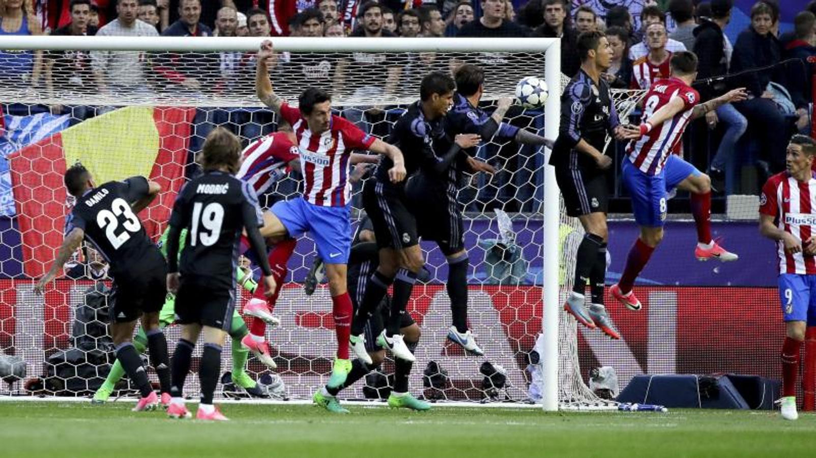 Atlético-Real Madrid, en imágenes