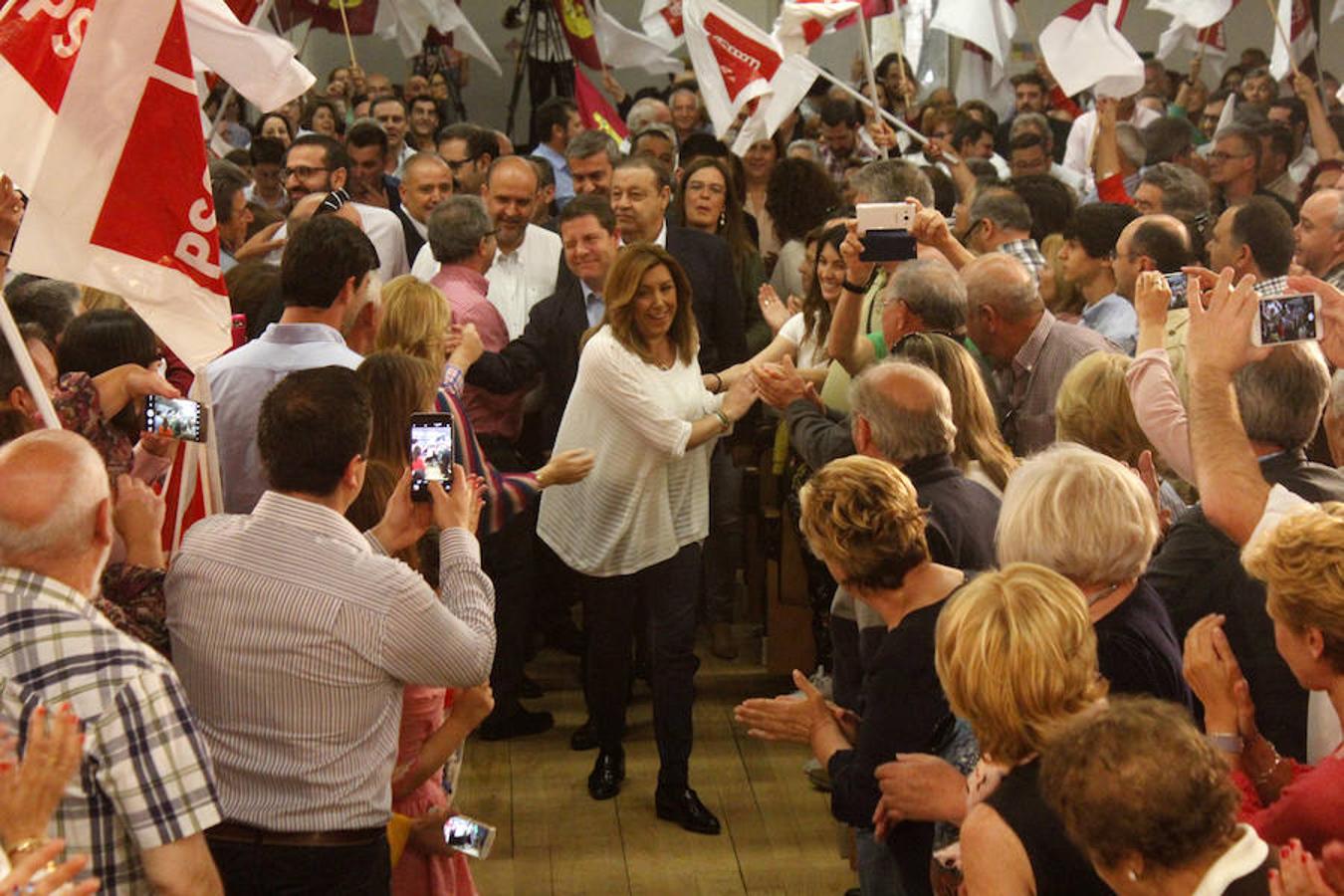 Mitín de Susana Díaz en Toledo