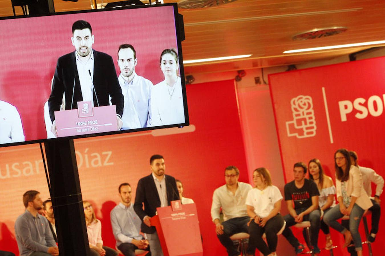 Susana Díaz se aferra al PSOE «histórico» y «ganador» para vencer en las primarias