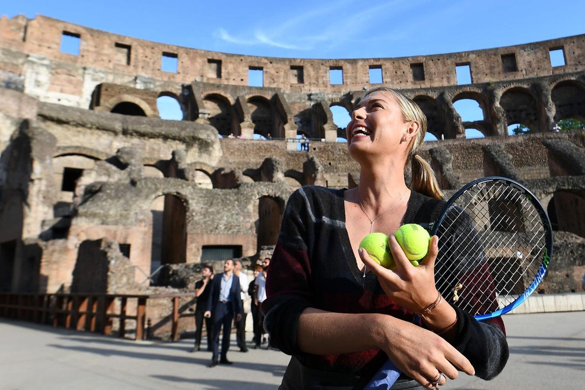 Sharapova, emperatriz en el Coliseo