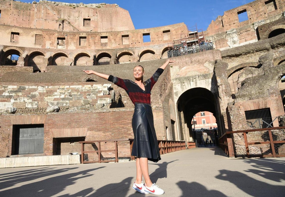Sharapova, emperatriz en el Coliseo