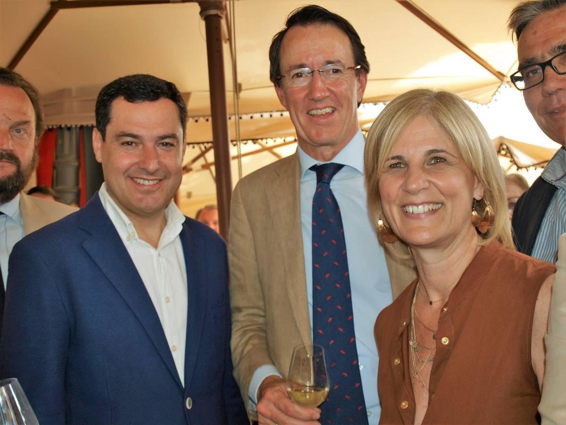 Juan Manuel  Moreno Bonilla, Mauricio González-Gordon y María José García-Pelayo