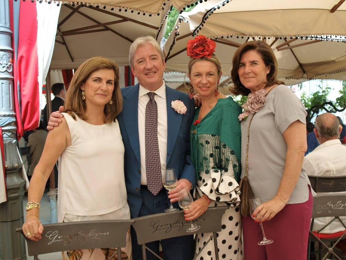 Almudena Domecq, Pedro Rebuelta, María Luisa Pemán y Pepa Garrucho