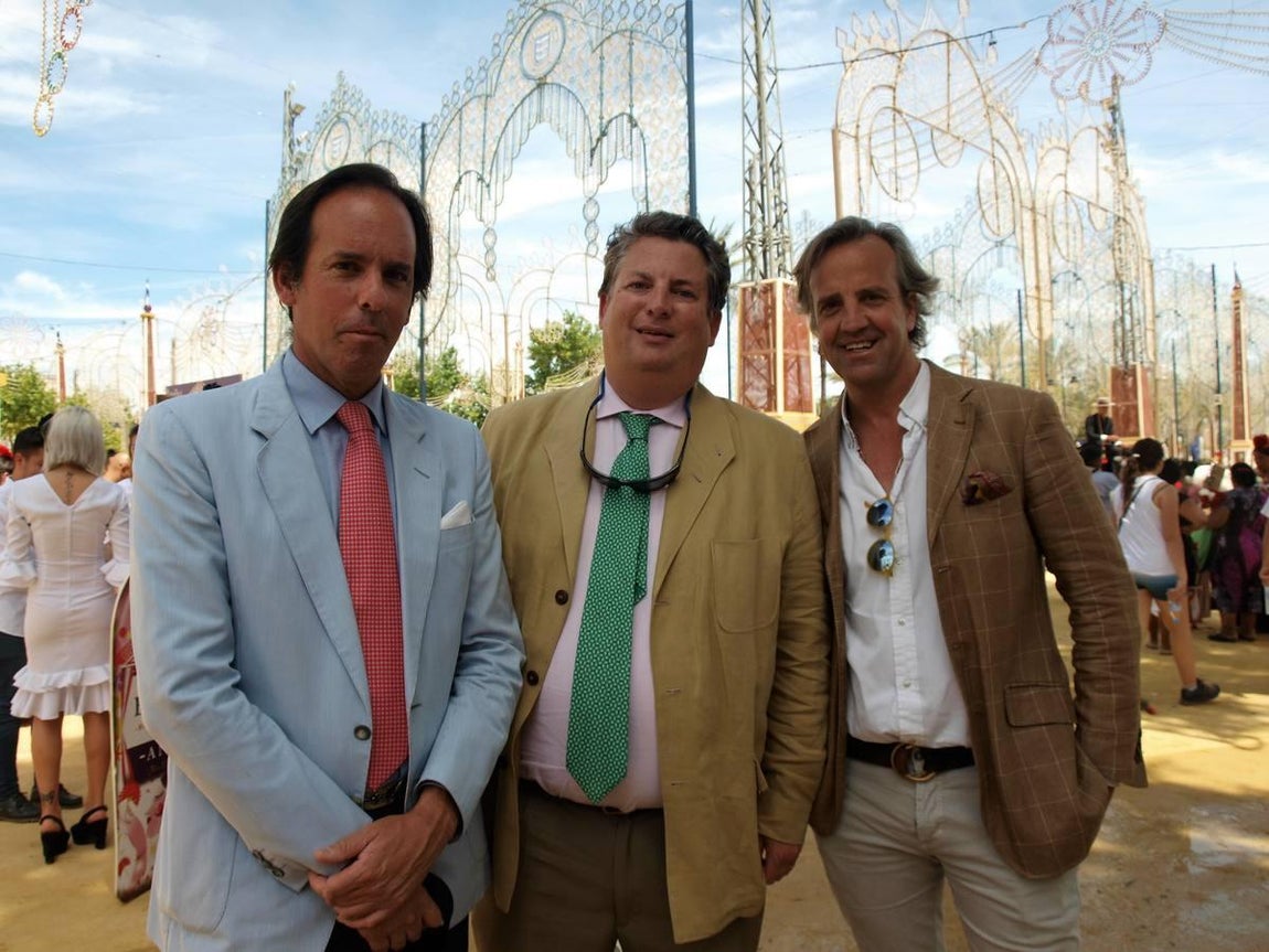 José Argudo, Fonsi Domecq e Ignacio Casas