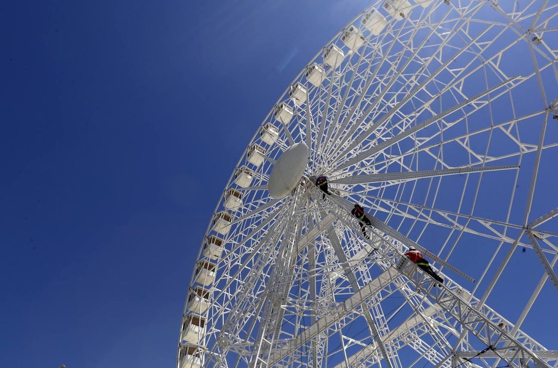 Los últimos preparativos de la Feria de Córdoba 2017, en imágenes