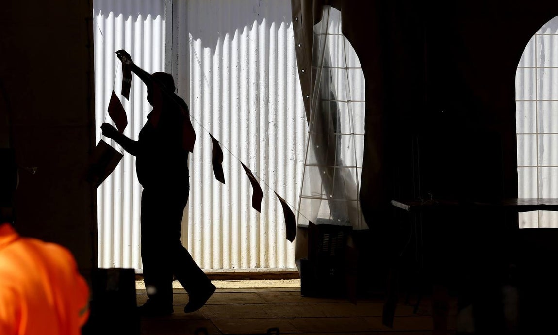 Los últimos preparativos de la Feria de Córdoba 2017, en imágenes