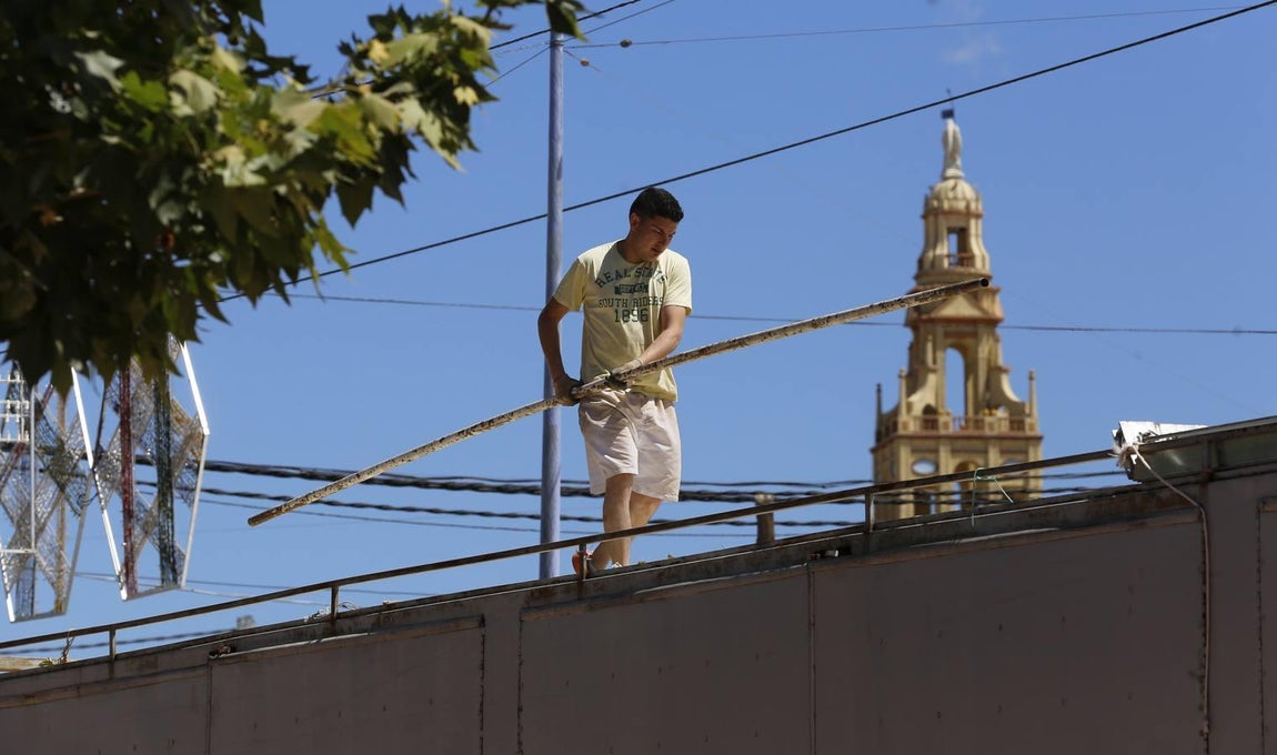 Los últimos preparativos de la Feria de Córdoba 2017, en imágenes