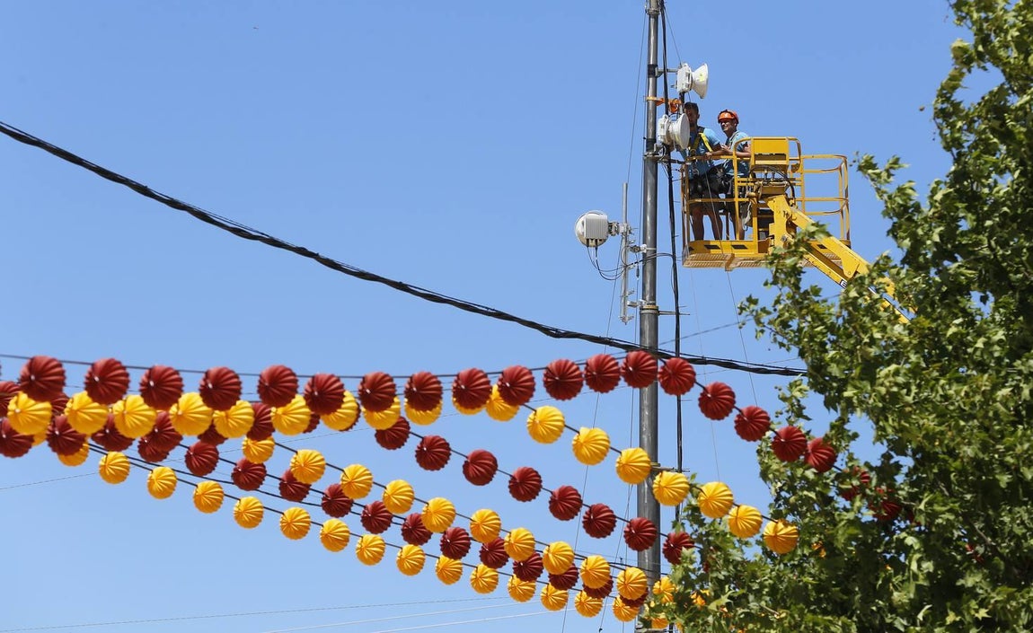 Los últimos preparativos de la Feria de Córdoba 2017, en imágenes
