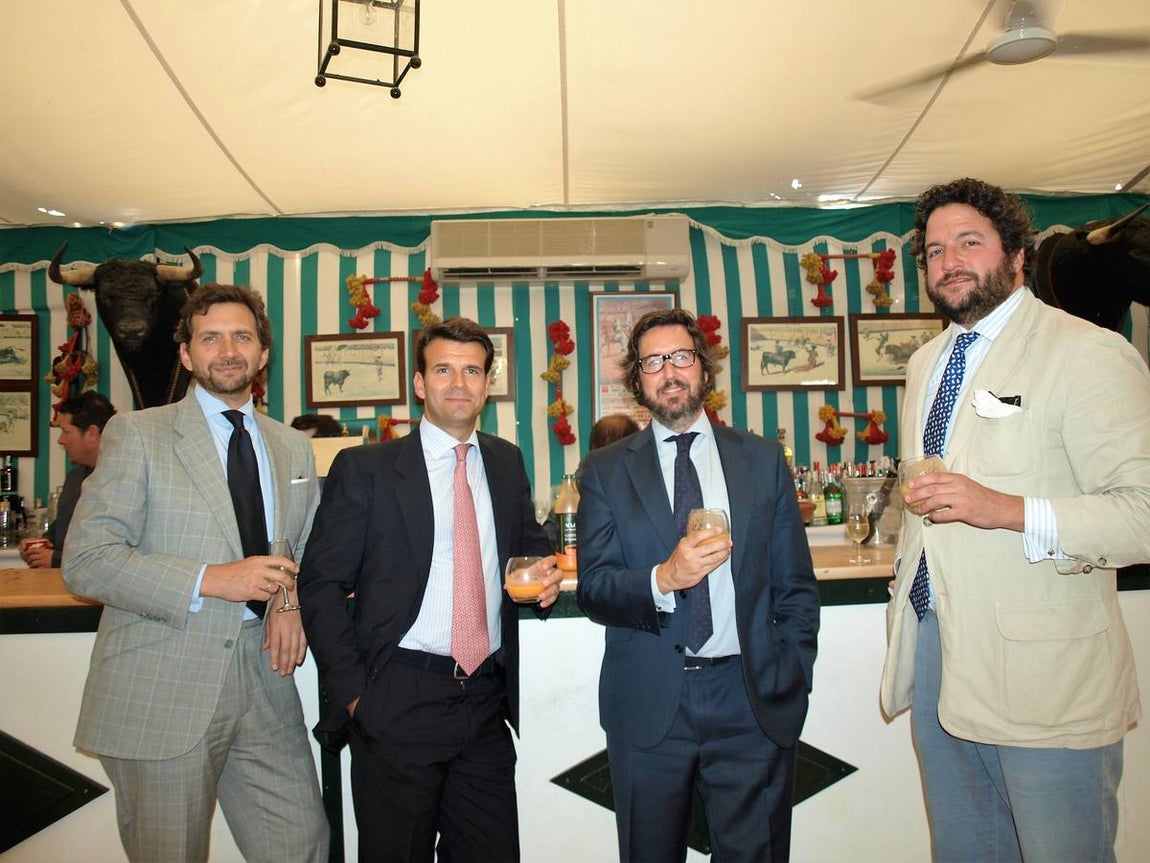 Demetrio Arias, Alexis Masaveu, Diego Montalvo y Javier López de Carrizosa. 