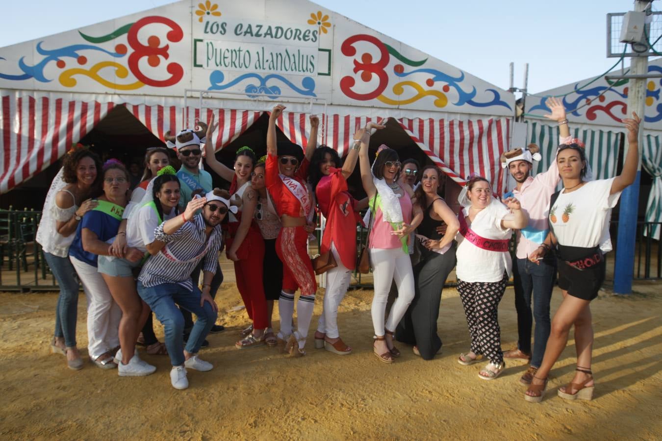 Los portuenses disfrutan de su primer día de Feria