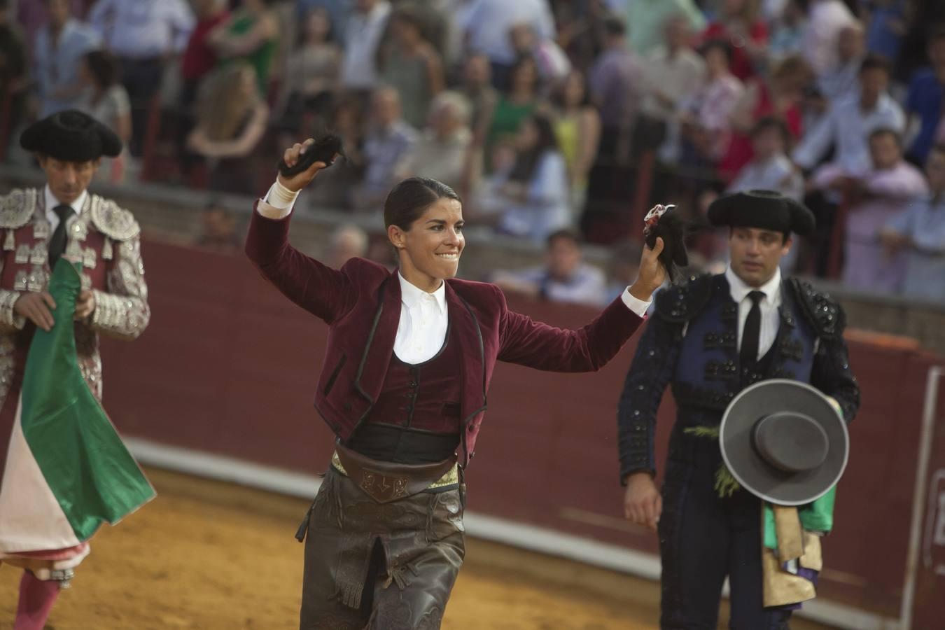 La corrida de rejones que cerró la feria taurina, en imágenes