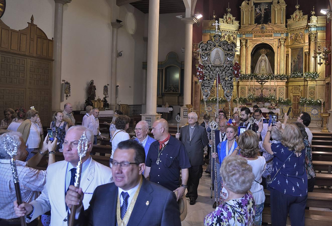 La salida de las carretas del Rocío del Cerro, en imágenes