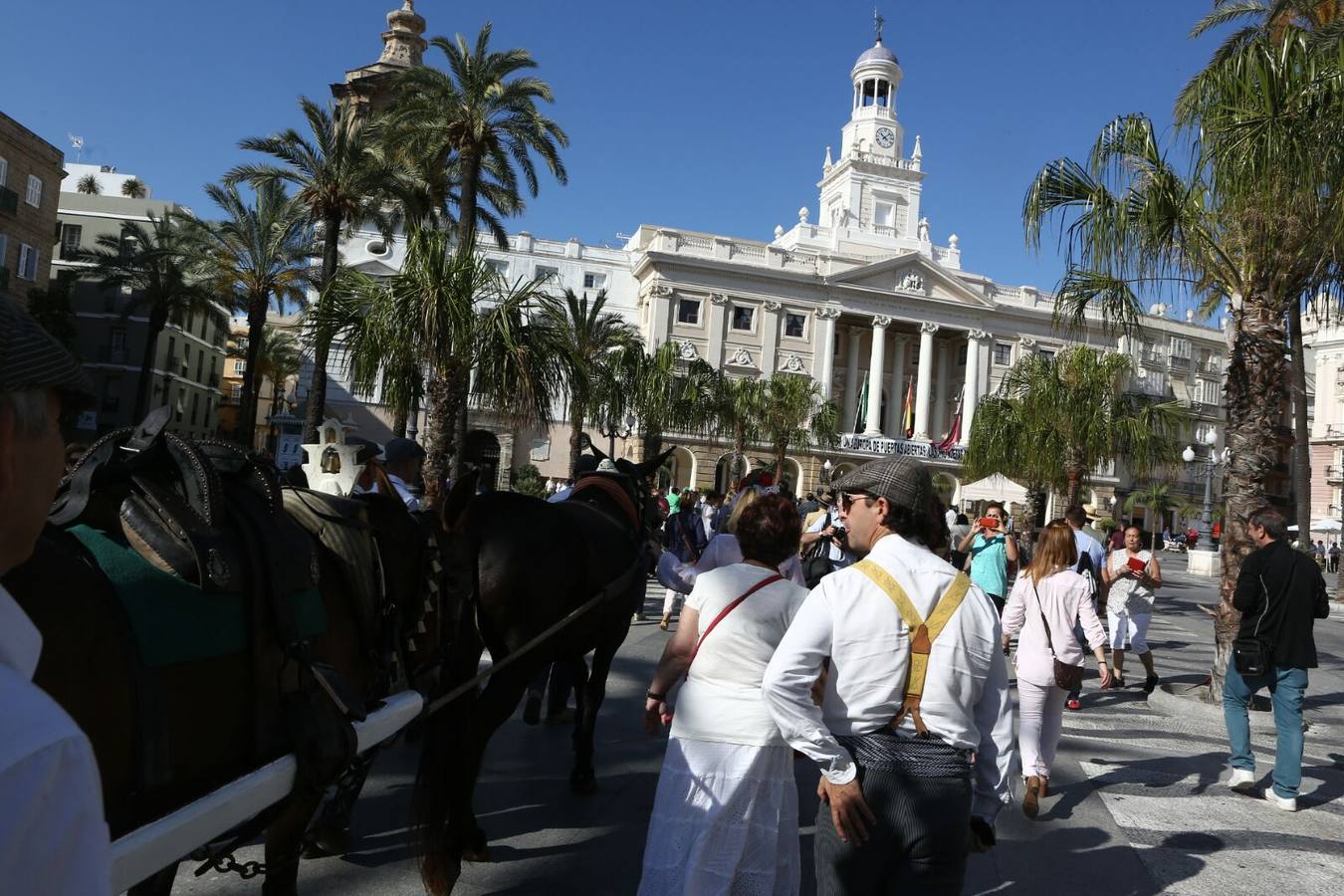 Salida de la hermandad del Rocío de Cádiz