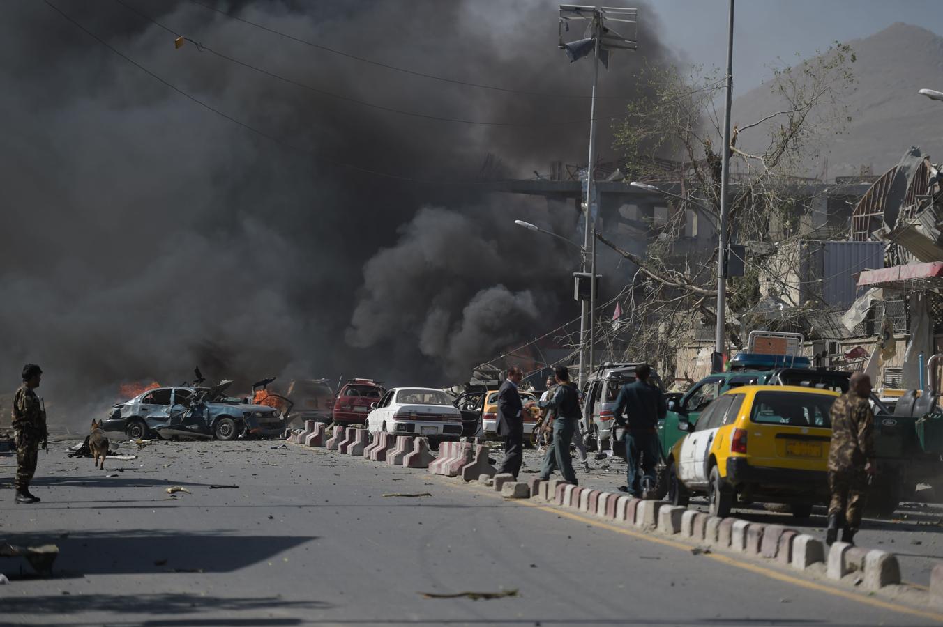 En imágenes: El terrible atentado en Kabul