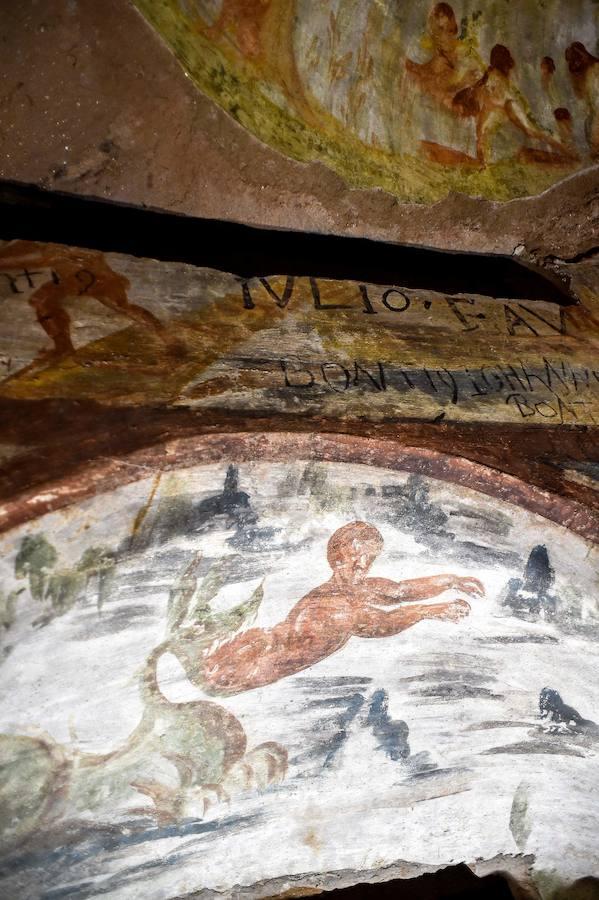 Un detalle de la sala. 