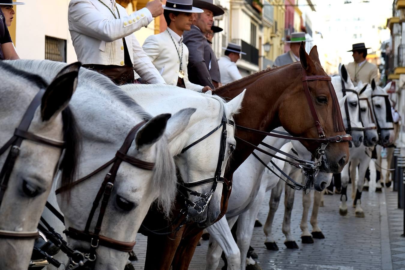 La salida de la Hermandad del Rocío de Triana, en imágenes