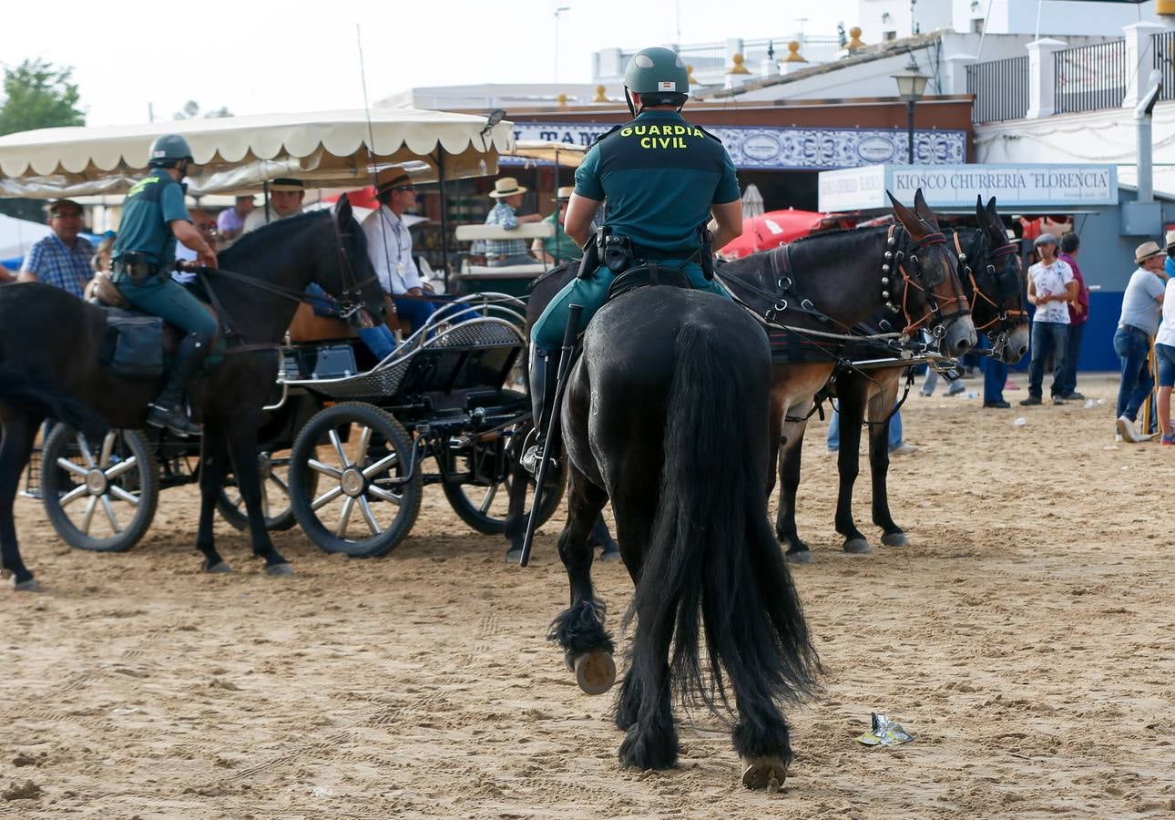 Devoción ante la Virgen del Rocío en la aldea almonteña